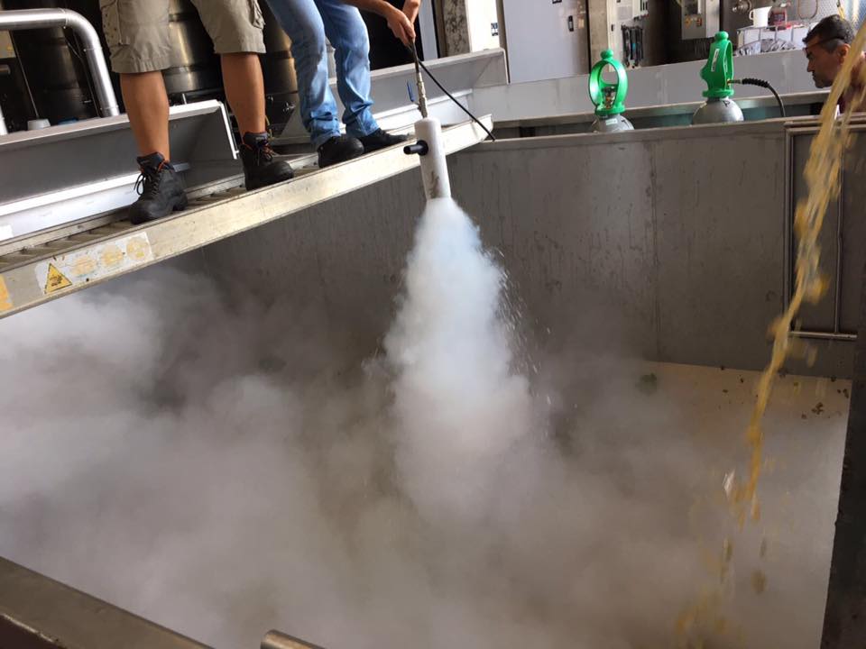 abbattimento temperatura del vino